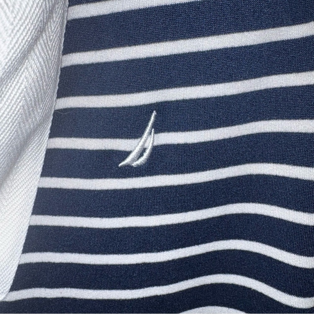 Nautica Jeans Navy and White Striped Dress - Picture 4 of 7